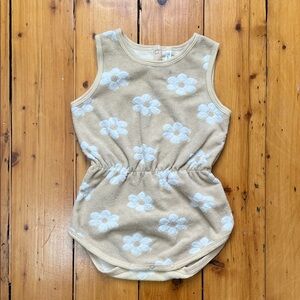 Floral Sleeveless Baby Romper